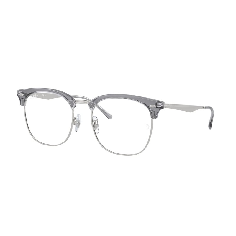 Ray-Ban RX 7318D - 8326 Transparent Grey On Silver