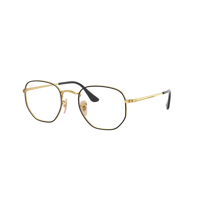 Ray-Ban RX 6448 - 2991 Top Black On Gold
