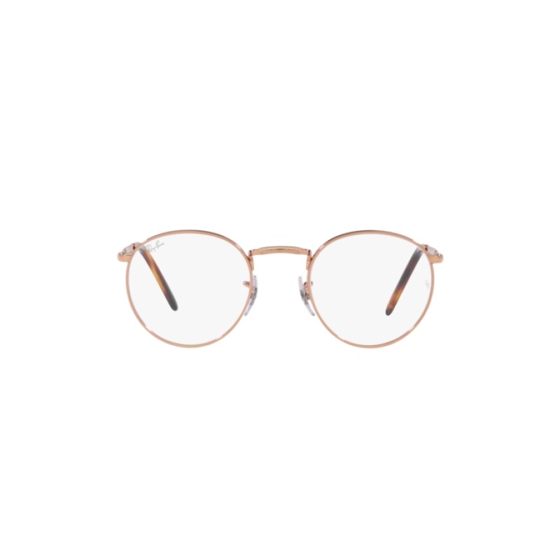 Ray-Ban RX 3637V New Round 3094 Rose Gold