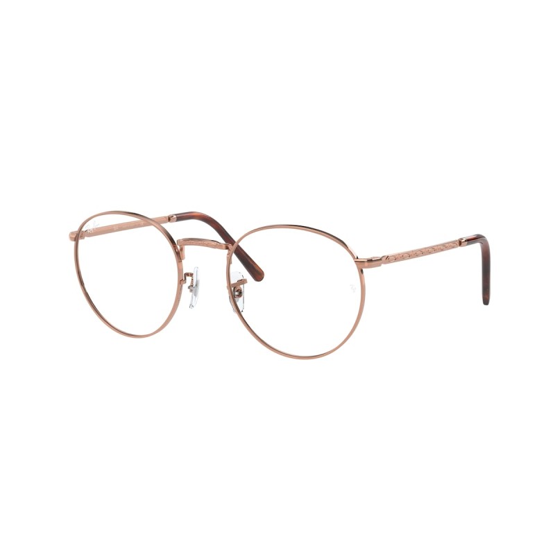Ray-Ban RX 3637V New Round 3094 Rose Gold