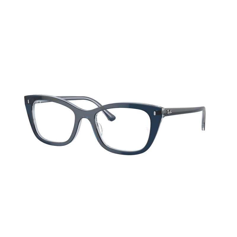 Ray-Ban RX 5433 - 8324 Blue On Transparent Blue