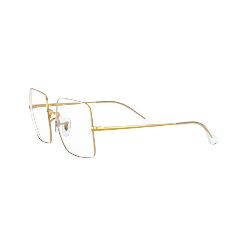 Ray-Ban RX 1971V Square 3104 White On Legend Gold