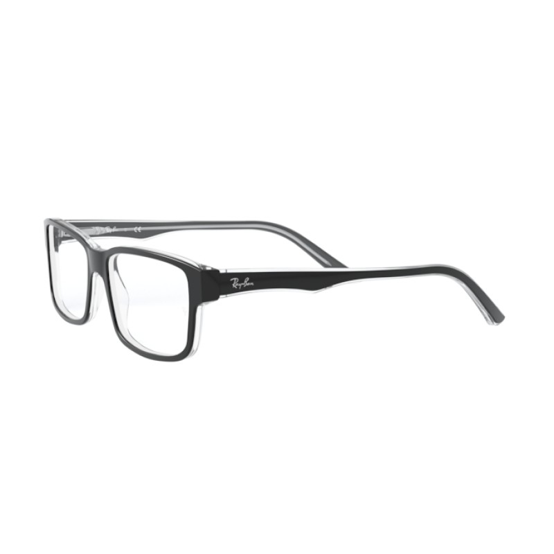 Ray-Ban RX 5245 - 2034 Top Black On Transparent