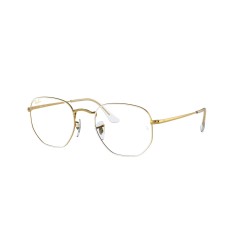 Ray-Ban RX 6448 - 3104 White On Legend Gold