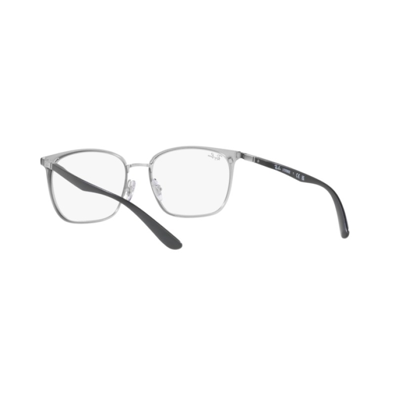 Ray-Ban RX 6486 - 2861 Black On Silver