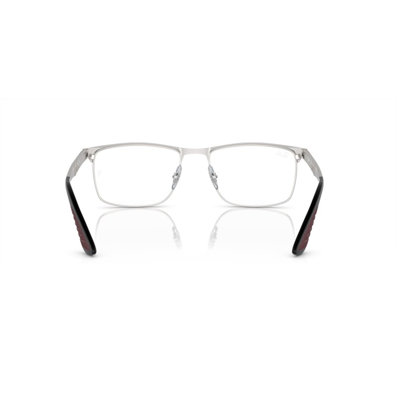 Ray-Ban RX 6516M - F090 Dark Red On Silver