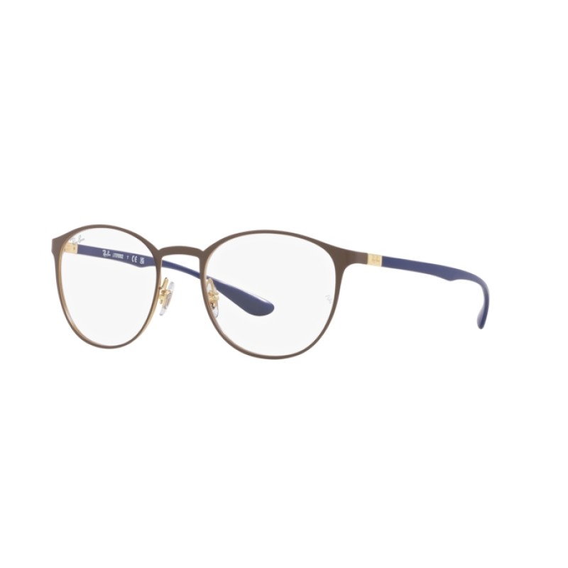 Ray-ban RX 6355 - 3159 Brown On Gold