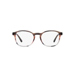 Ray-ban RX 5417 - 8251 Striped Brown & Red