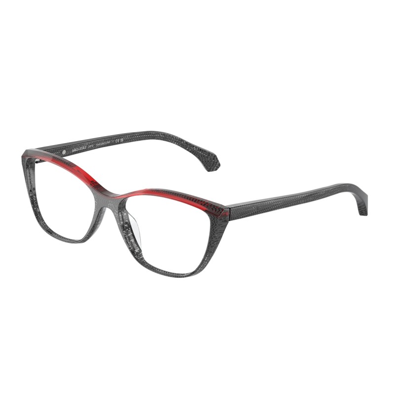 Alain Mikli A0 3502 - 002 New Pointillee Grey/red