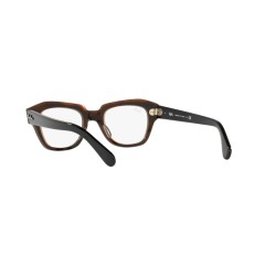 Ray-Ban RX 5486 State Street 8096 Black On Transparent Brown