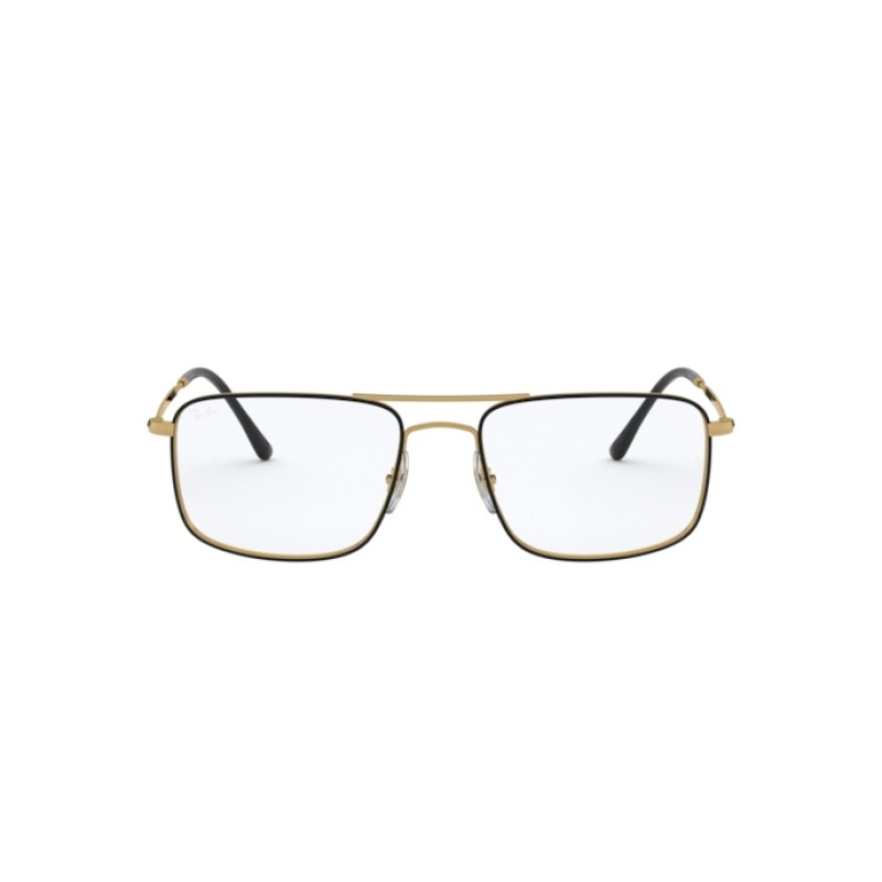 Ray-Ban RX 6434 - 2946 Top Black On Gold