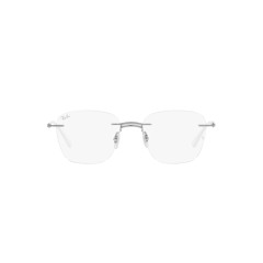 Ray-Ban RX 8769 - 1228 White On Silver