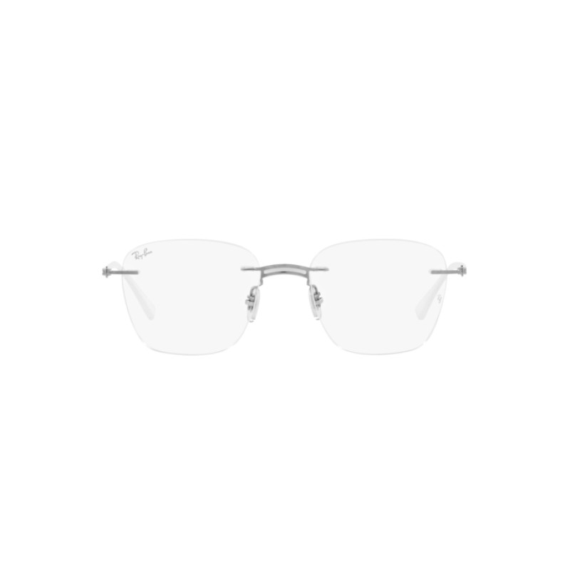 Ray-Ban RX 8769 - 1228 White On Silver