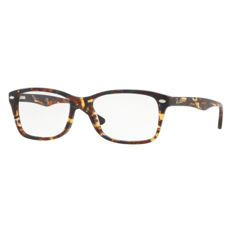 Ray-Ban RX 5228 - 5711 Spotted Blu-brown-yellow