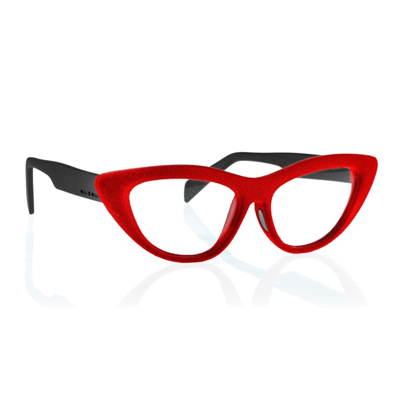 Italia Independent Eyeglasses I-PLASTIK - 5014V.053.000 Red Multicolor
