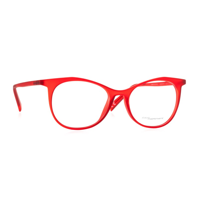 Italia Independent Eyeglasses I-PLASTIK - 5605.051.000 Red Multicolor