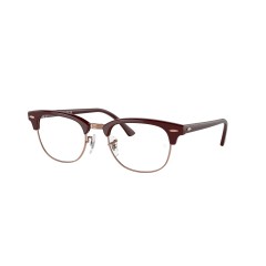 Ray-Ban RX 5154 Clubmaster 8230 Bordeaux On Rose Gold