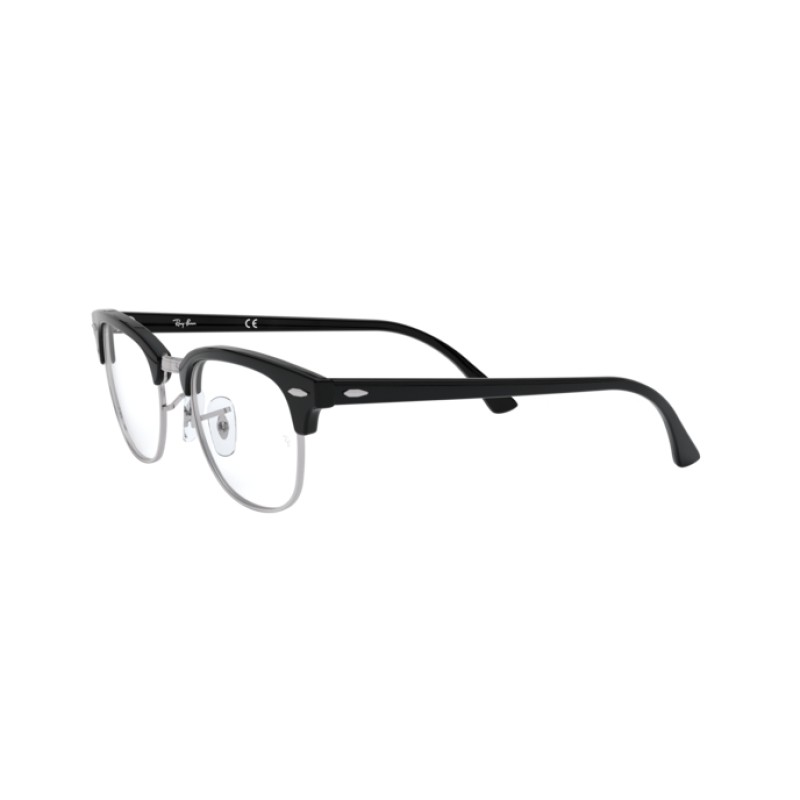 Ray-ban RX 5154 Clubmaster 2000 Black On Silver