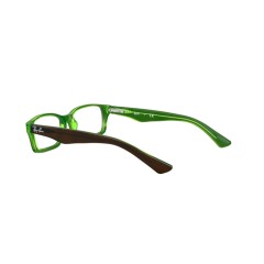 Ray-Ban Junior RY 1530 - 3665 Top Brown On Green Fluo