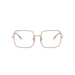 Ray-Ban RX 1971V Square 3106 Shiny Legend Gold On Top Red