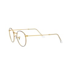 Ray-Ban RX 3447V Round Metal 3105 Blue On Legend Gold