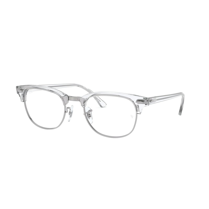 Ray-Ban RX 5154 Clubmaster 2001 White Trasparent