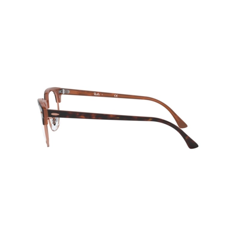 Ray-Ban RX 5154 Clubmaster 5884 Top Havana On Brown