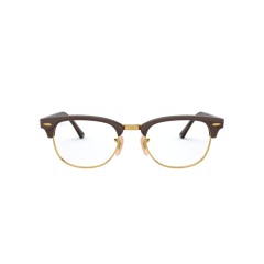 Ray-Ban RX 5154 Clubmaster 5969 Top Brown On Havana Yellow