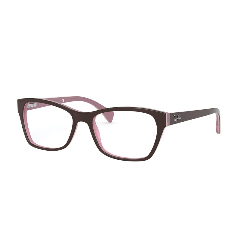 Ray-Ban RX 5298 - 5386 Top Matte Brown On Opal Pink