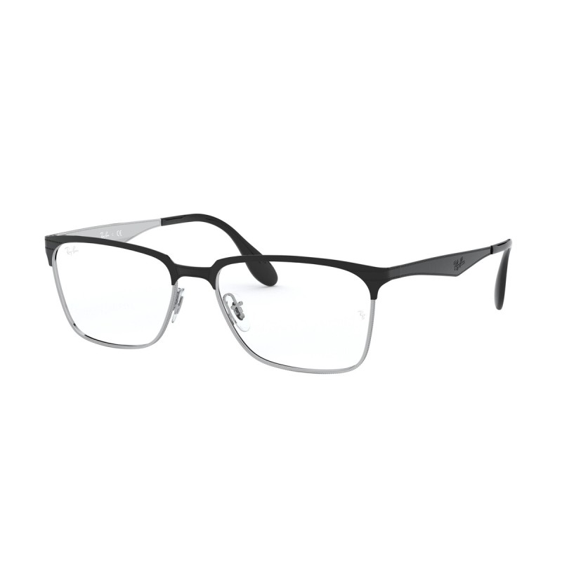 Ray-Ban RX 6344 - 2861 Top Black On Silver
