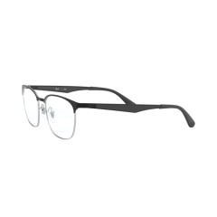 Ray-Ban RX 6356 - 2861 Top Black On Shiny Silver