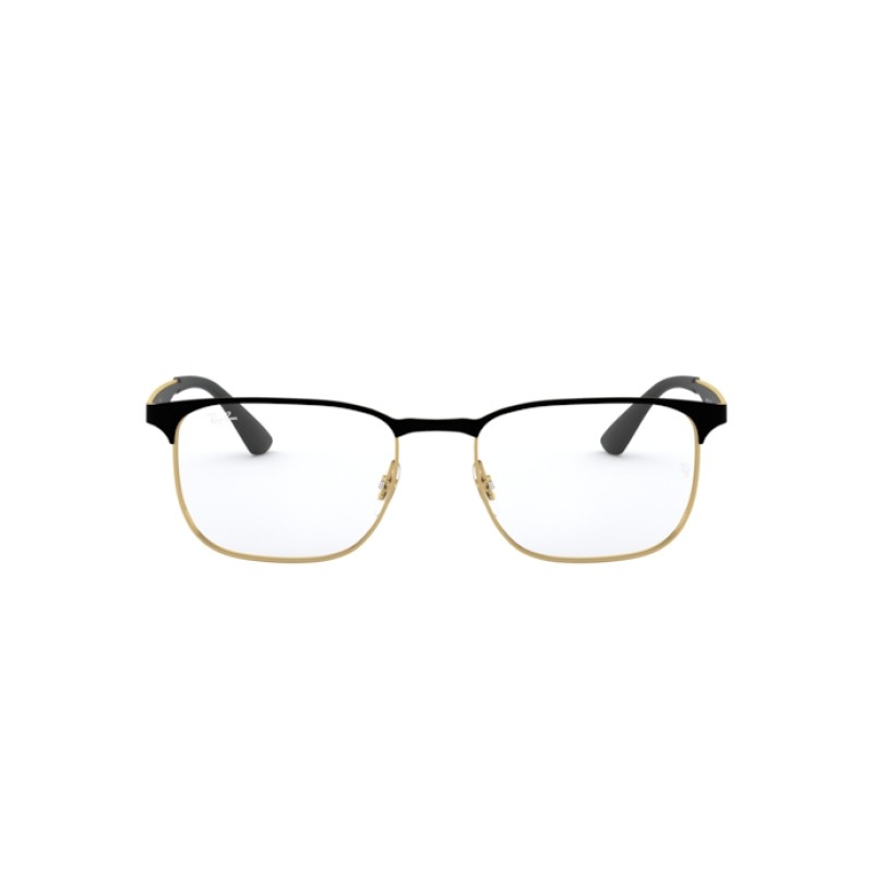 Ray-Ban RX 6363 - 2890 Gold Top On Black