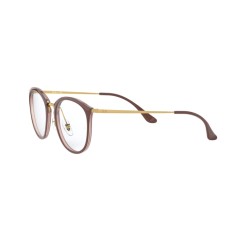 Ray-Ban RX 7140 - 5971 Top Brown On Trasp Brown