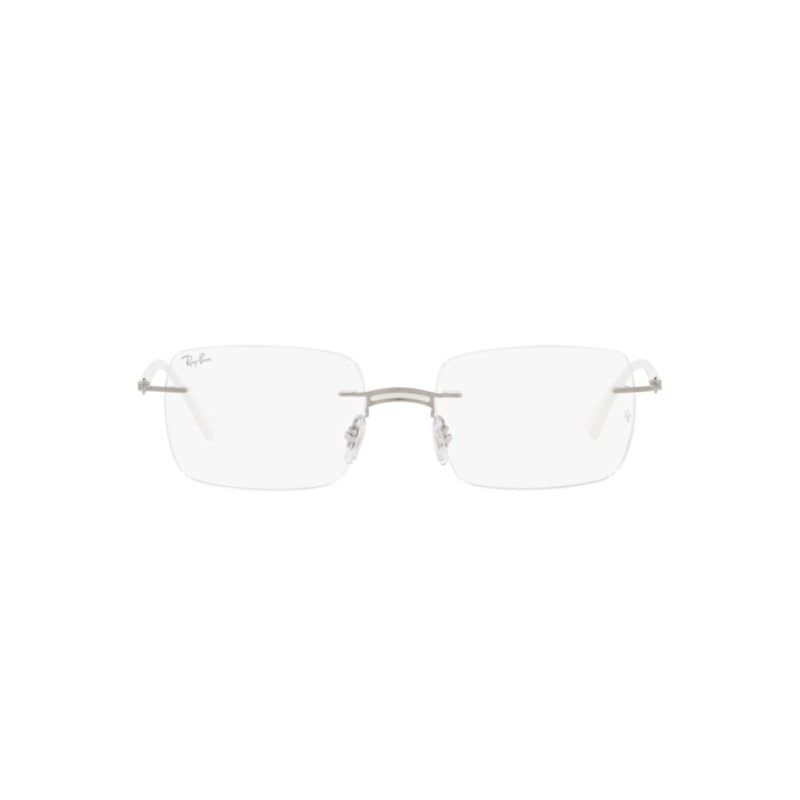 Ray-Ban RX 8767 - 1228 White On Silver