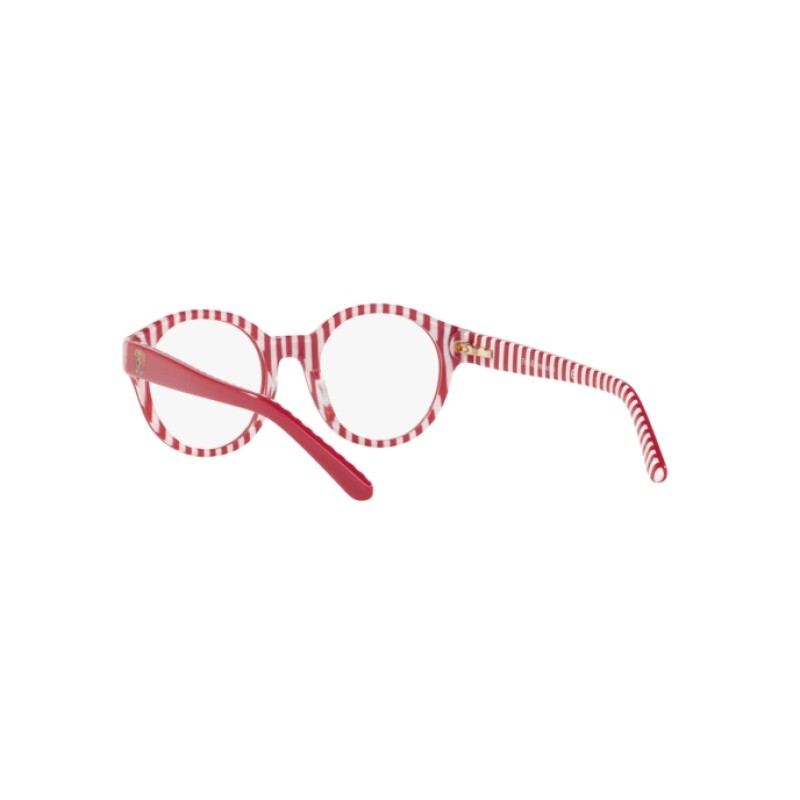 Polo PP 8540 - 5882 Shiny Red On Red White Stripes