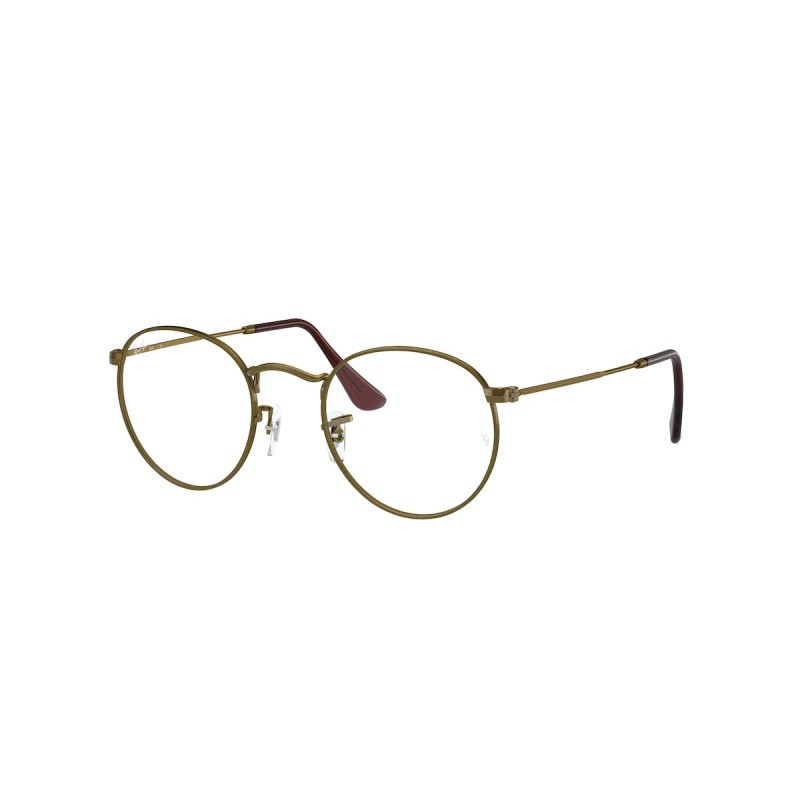 Ray-Ban RX 3447V Round Metal 3117 Antique Gold