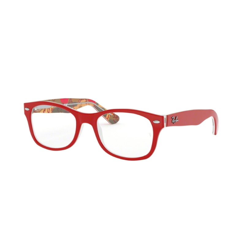 Ray-Ban Junior RY 1528 - 3804 Red On Texture Red Brown