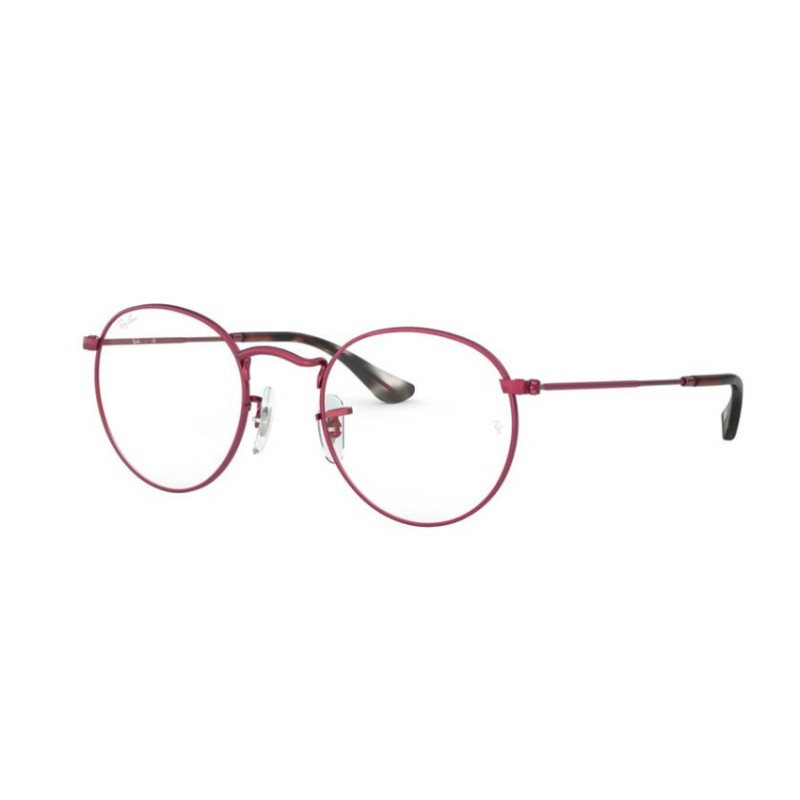 Ray-Ban RX 3447V Round Metal 3072 Sand Trasparent Red