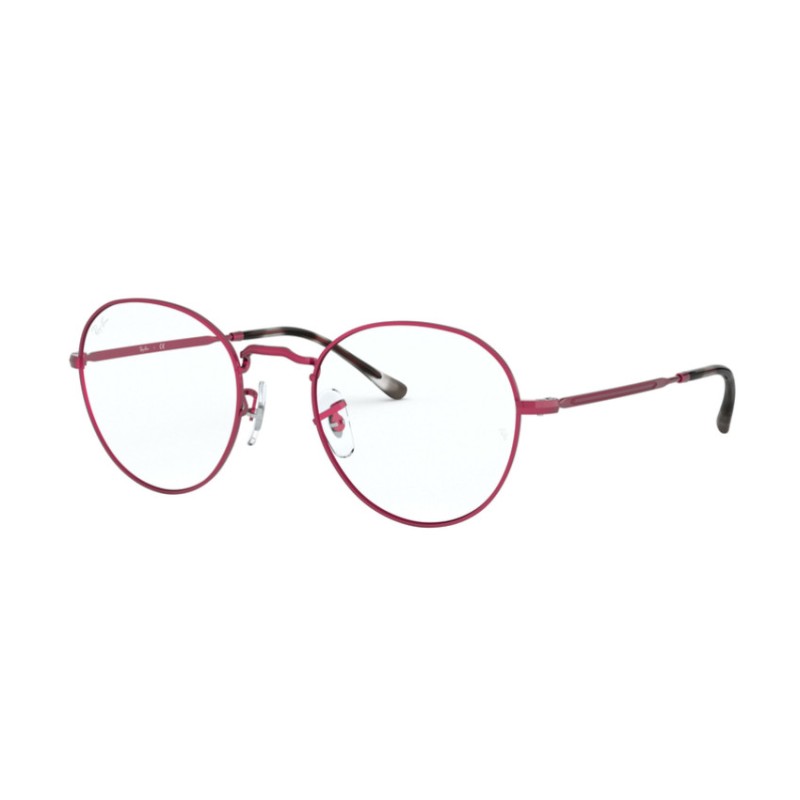 Ray-Ban RX 3582V Round Metal Ii 3072 Sand Trasparent Red