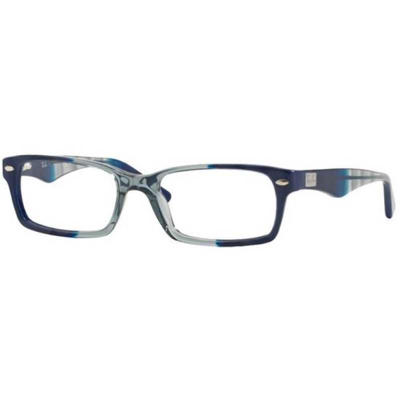 Ray-Ban RX 5206 5516 Gradient Grey On Blue