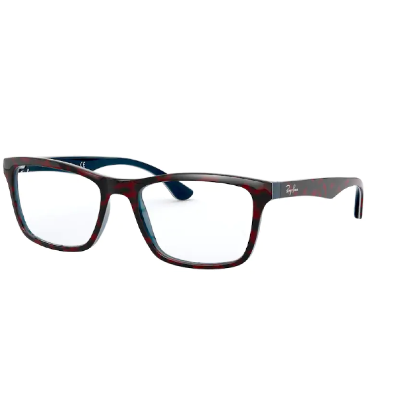 Ray-Ban RX 5279 - 5973 Top Red Havana On Opal Blue