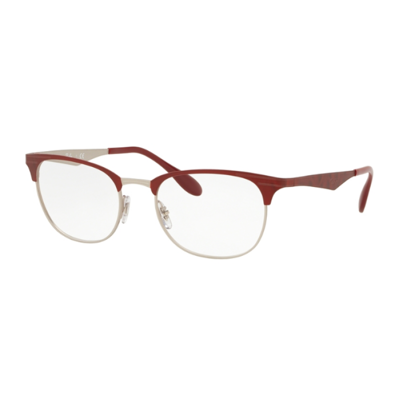 Ray-Ban RX 6346 - 3021 Mt Silver Top Matte Red Move
