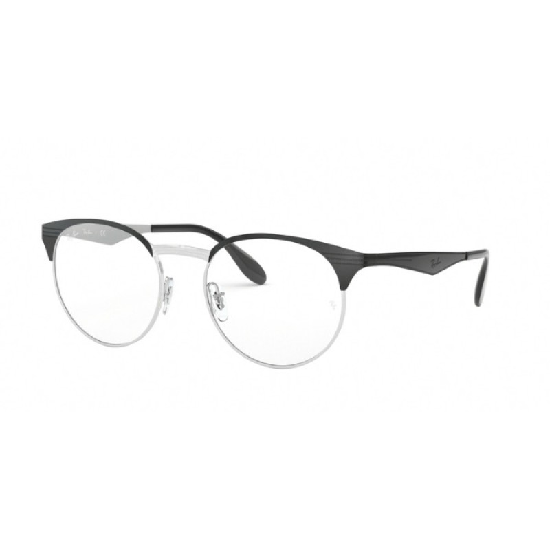 Ray-Ban RX 6406 - 2861 Silver On Top Black