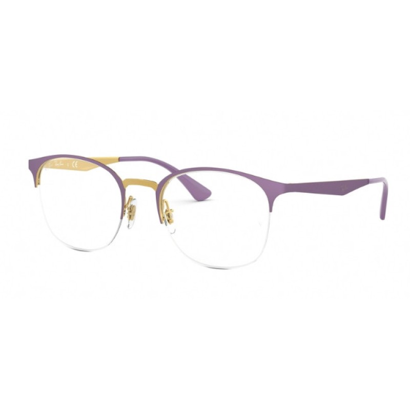 Ray-Ban RX 6422 - 3045 Top Matte Violet On Shiny Gold