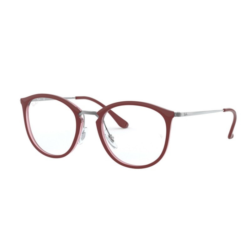 Ray-Ban RX 7140 - 5970 Top Bordeaux On Trasp Red