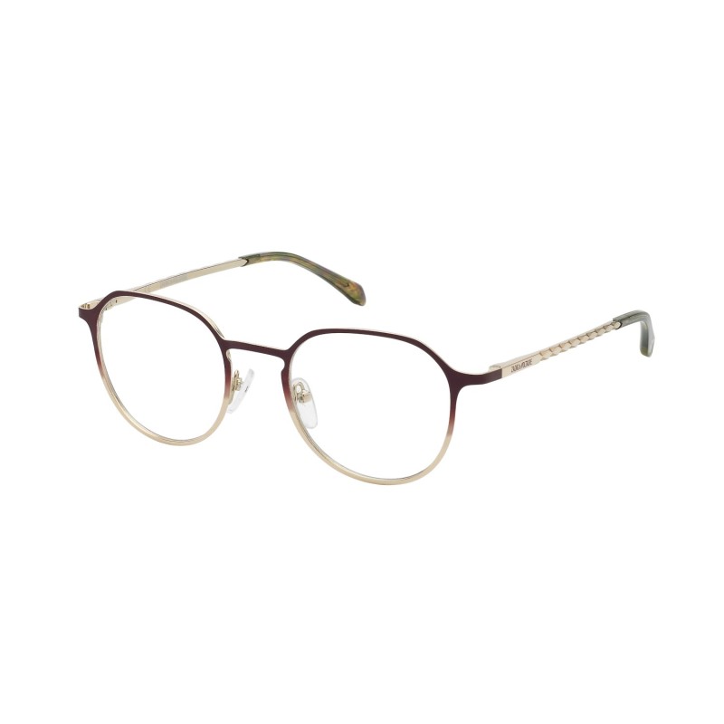 Zadig&Voltaire VZV343 - 0K99 Red Gold With Polished Bordeaux Parts