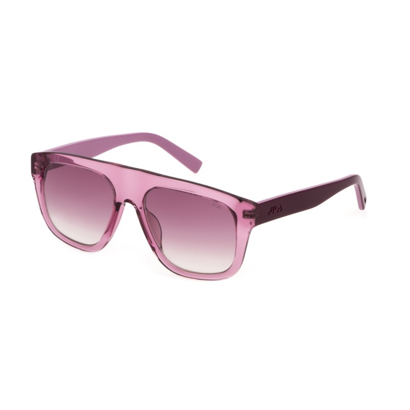 Validatie Staan voor Dinkarville Fila SFI220 Fashion 09AH Glossy Transparent Pink | Sunglasses Unisex