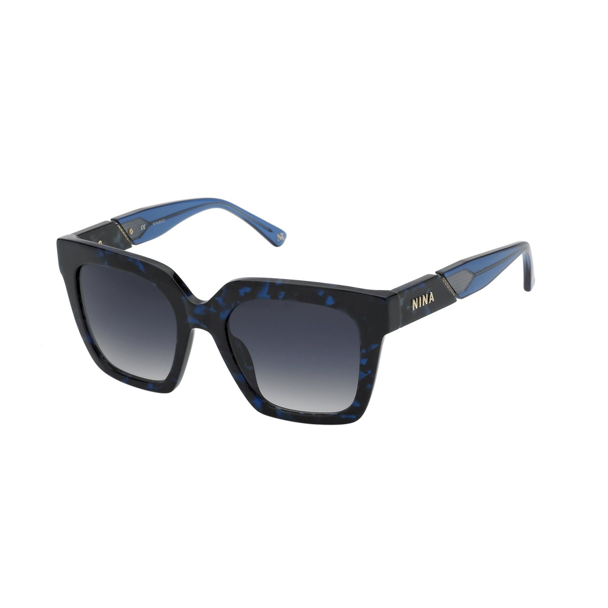 Nina Ricci SNR318 - 0VBG Glossy Blue Havana | Sunglasses Woman