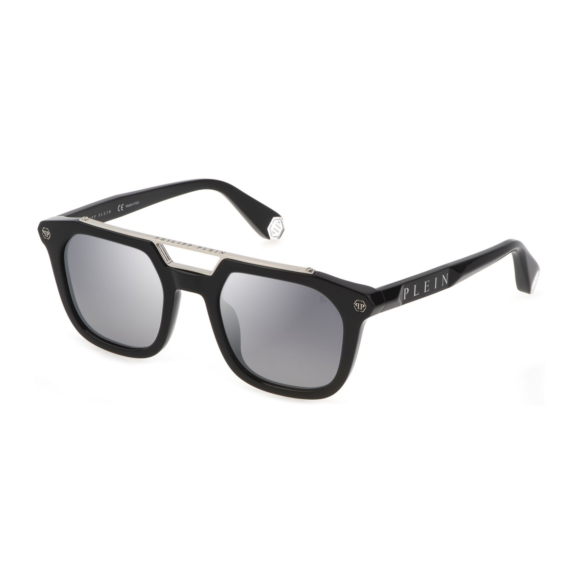 Philipp Plein SPP001M Traveller 700X Glossy Black | Sunglasses Man