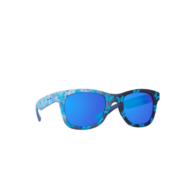 Italia Independent Sunglasses I-PLASTIK - 0090T.FLW.022 Multicolor Blue